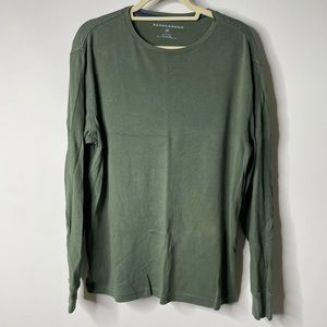Saddlebred Green LS Shirt Medium